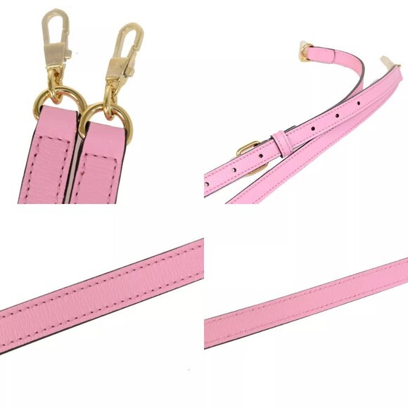 GUCCI x Bananya BNF Logo 2Way Mini Shoulder Bag Leather Pink GHW Italy 635RK208 - Picture 9 of 16